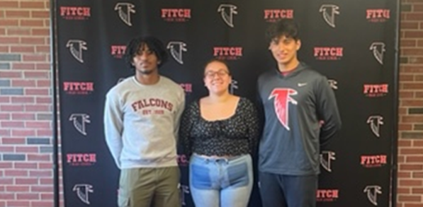 L-R: Calvin McCoy III, Katheryn Regan, and Gianni Drab.