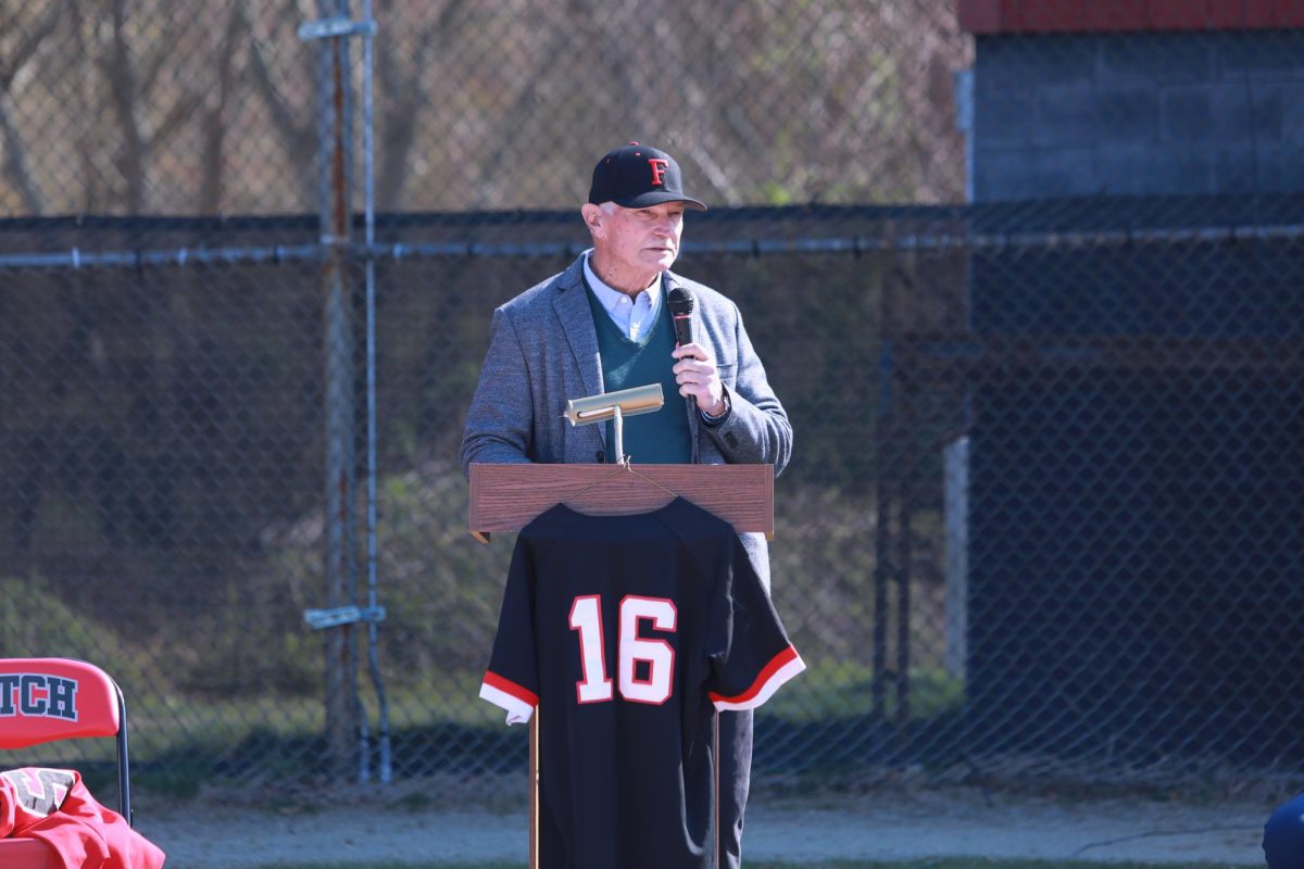 Fitch Honors Ed Harvey at Field Dedication